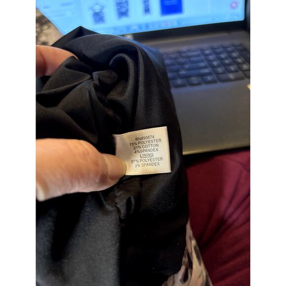 Boston Proper Sheath Dress Women's Size 6 Animal Print Satin Sleeveless Mini - Picture 14 of 15